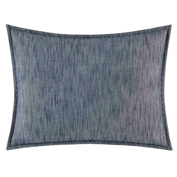 Vera Wang Melange Gauze Jaspe Linen Throw Pillow