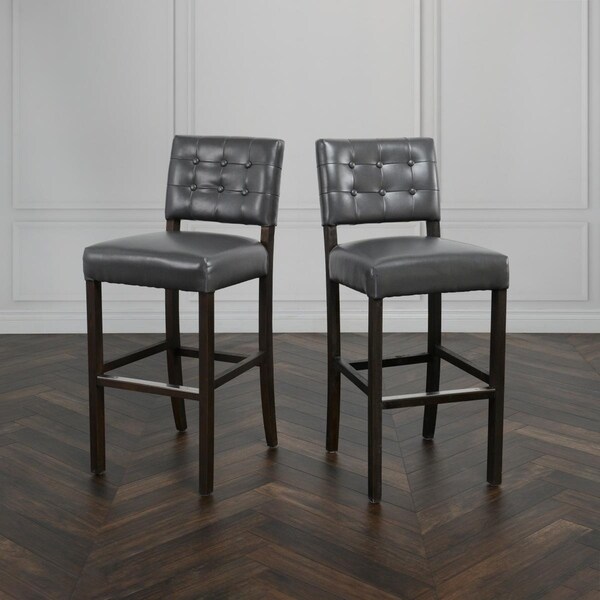 Elena Leather Bar Stool By Kosas Home 41 5hx18wx16d On Elena Leather Bar Stool By Kosas Home 41 5hx18wx16d