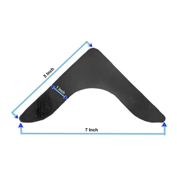 Rug Carpet Grippers Rubber Anti Curling Non Slip Skid Reusable Pads Stickers 8pc Set N/A