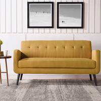 Carson Carrington Tjaereborg Mustard Yellow Mid-century Modern Sofa