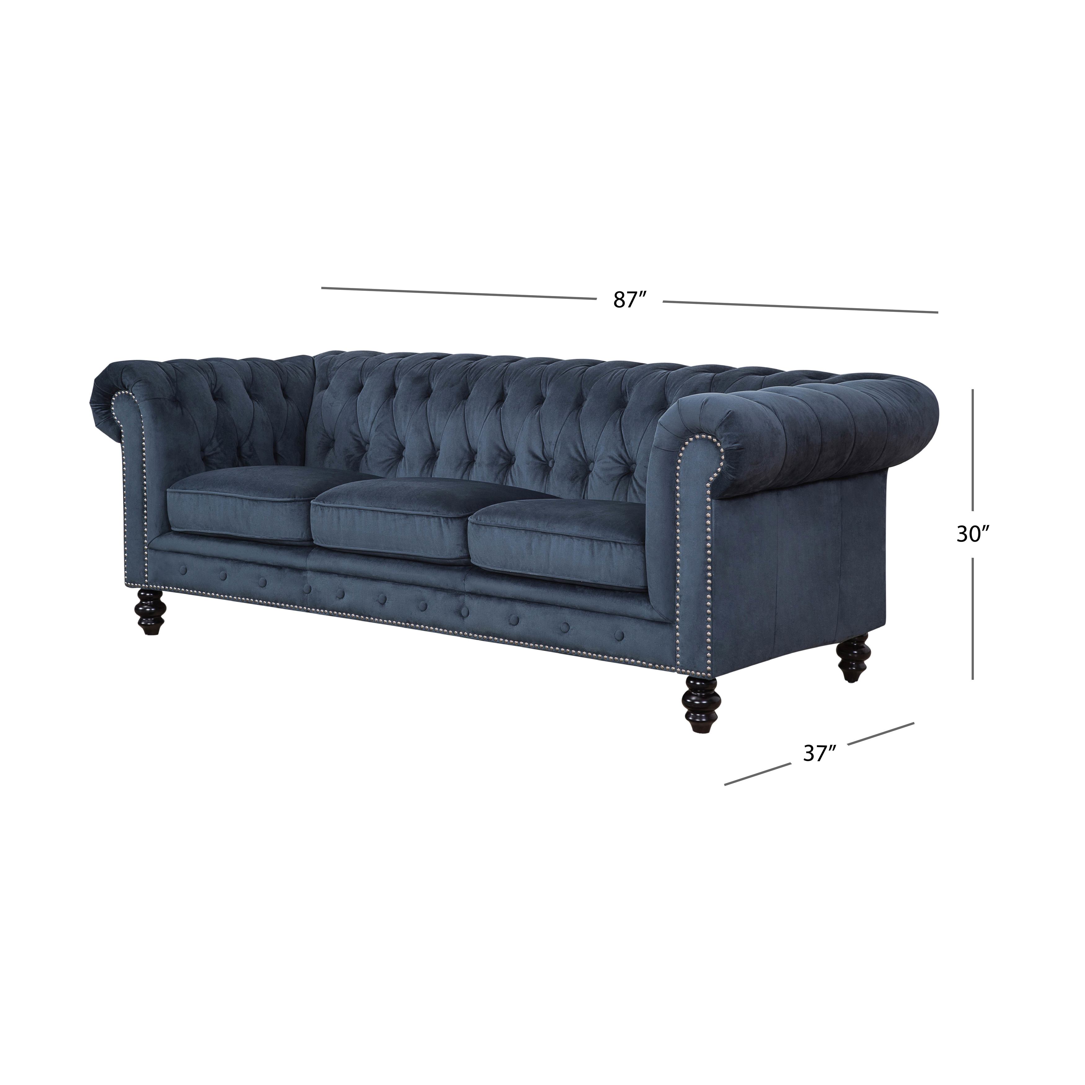 Shop Gracewood Hollow Dib Grey Velvet Sofa On Sale Free