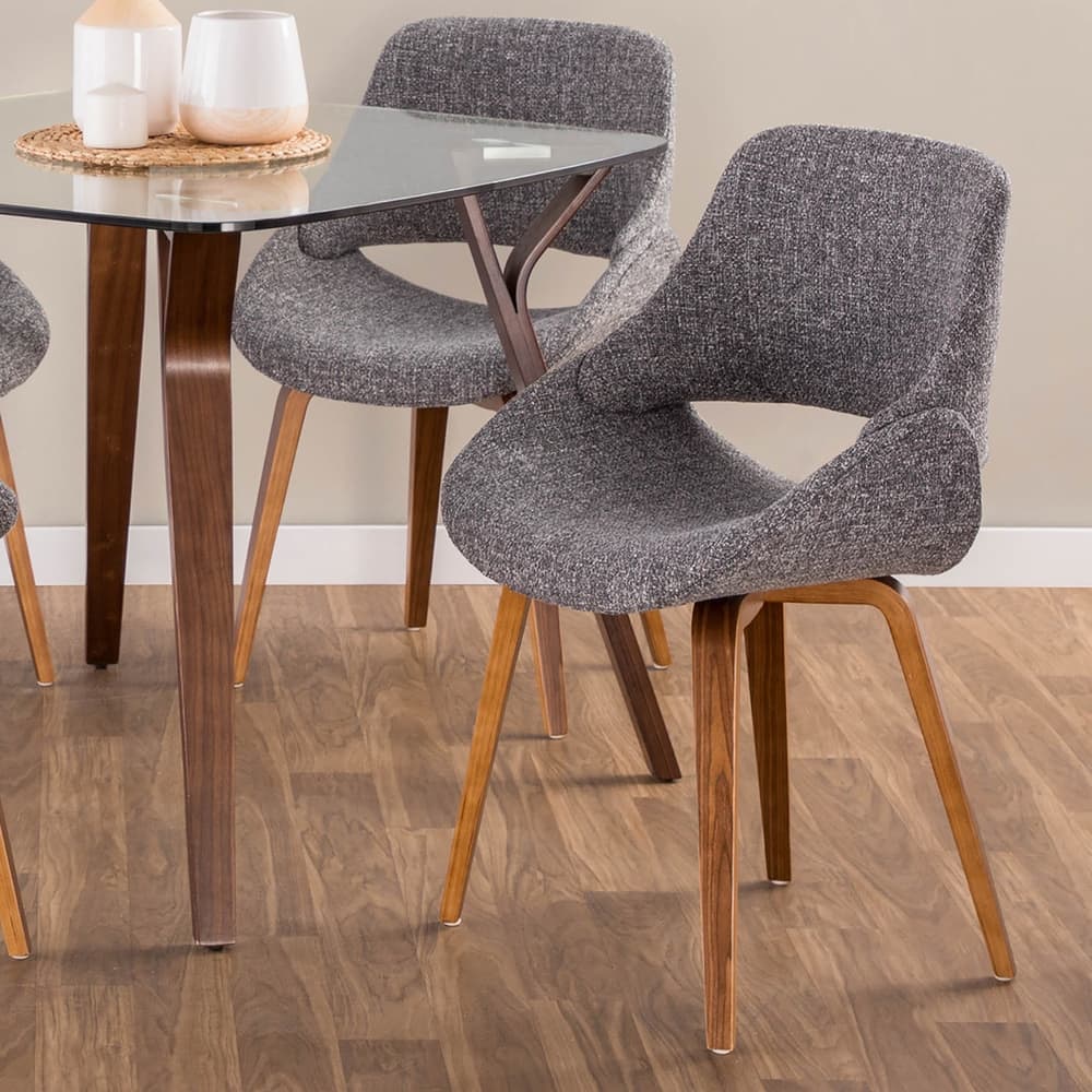 Carson Carrington Svellingen Mid-Century Modern Cross Frame Bent Wood Chair (Set of 2)