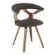 preview thumbnail 35 of 55, Carson Carrington Viby Mid-century Modern Swivel Dining/ Accent Chair - N/A Charcoal/Walnut