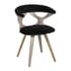 preview thumbnail 9 of 55, Carson Carrington Viby Mid-century Modern Swivel Dining/ Accent Chair - N/A Black Velvet/Light Grey