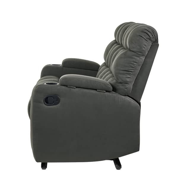 Copper Grove Bielefeld Grey 2 Seat Reclining Storage Loveseat 2 Seat 2 Seat Overstock 23122773