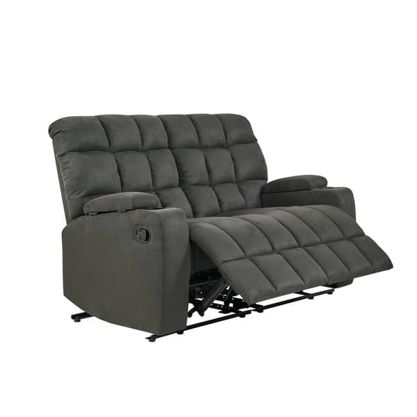 Copper Grove Bielefeld Grey 2 Seat Reclining Storage Loveseat 2 Seat 2 Seat Overstock 23122773