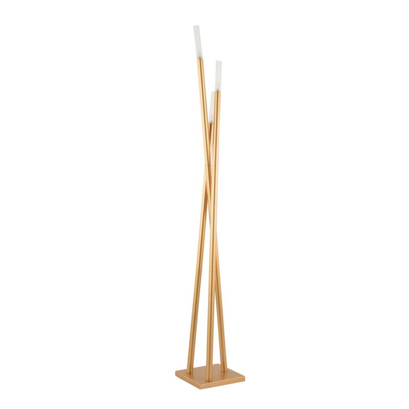 Strick & Bolton Peale 3-light Modern Icicle Floor Lamp