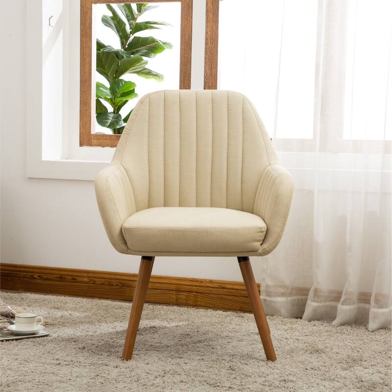 Carson Carrington Fellingsbro Pleated Fabric Accent Chair