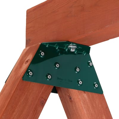 Swing-N-Slide EZ Frame Bracket for Wooden Swing Sets - 10" W x 4" H x 2" Lip