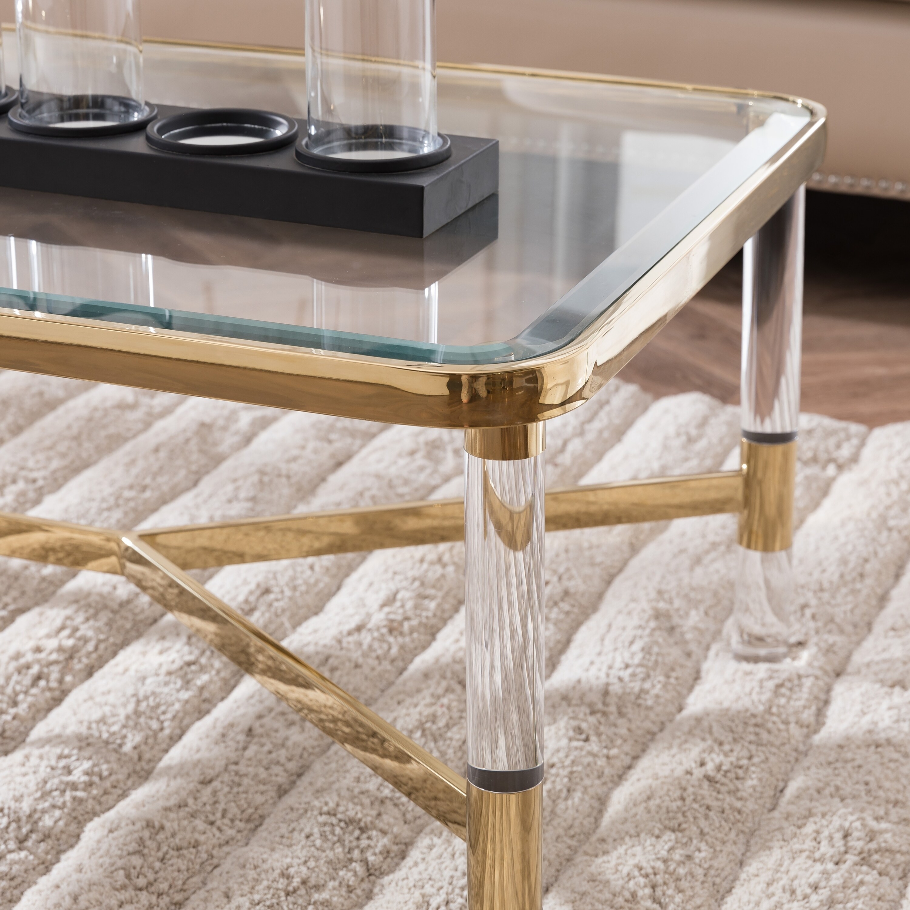 rialta acrylic cocktail table