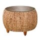 preview thumbnail 3 of 8, SEI Furniture Terraza Round Water Hyacinth Cocktail Table
