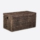 preview thumbnail 9 of 11, SEI Furniture Baux Water Hyacinth Storage Trunk Coffee Table