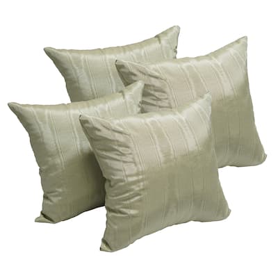 Moire Moss 17-inch Accent Throw Pillow (Set of 4)