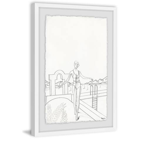 Handmade Tiptoe to Summer Framed Print