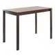 preview thumbnail 1 of 8, Carbon Loft Yadriel Antique Metal and Walnut Wood Counter Height Dining Table - antique/walnut
