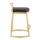 preview thumbnail 4 of 27, Fuji DLX Gold Counter Stool (Set of 2)