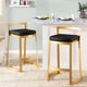 preview thumbnail 1 of 27, Fuji DLX Gold Counter Stool (Set of 2)