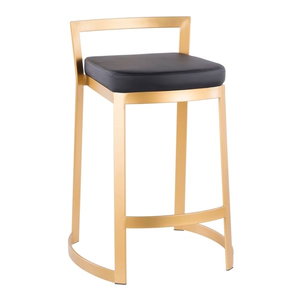 Fuji DLX Gold Counter Stool (Set of 2)
