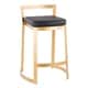 preview thumbnail 3 of 27, Fuji DLX Gold Counter Stool (Set of 2)