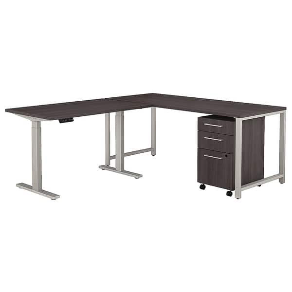 Shop 400 Series 72w L Shaped Desk With Standing Desk Return