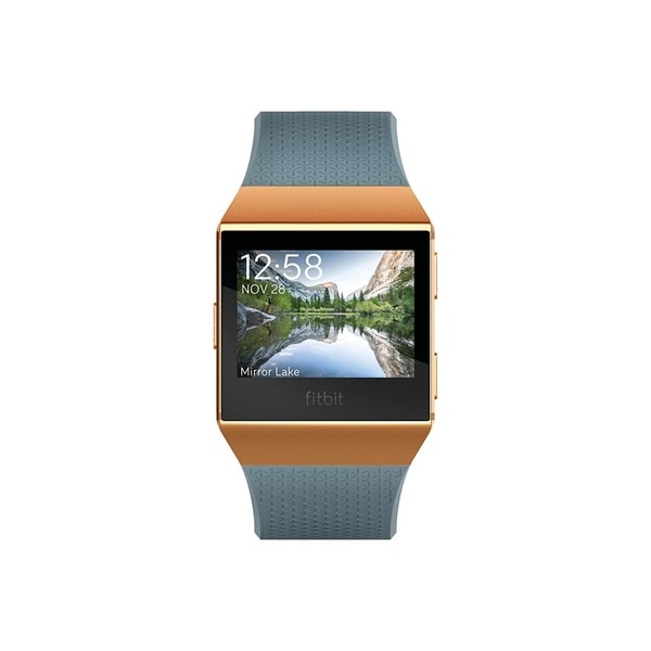 fitbit ionic slate blue & burnt orange