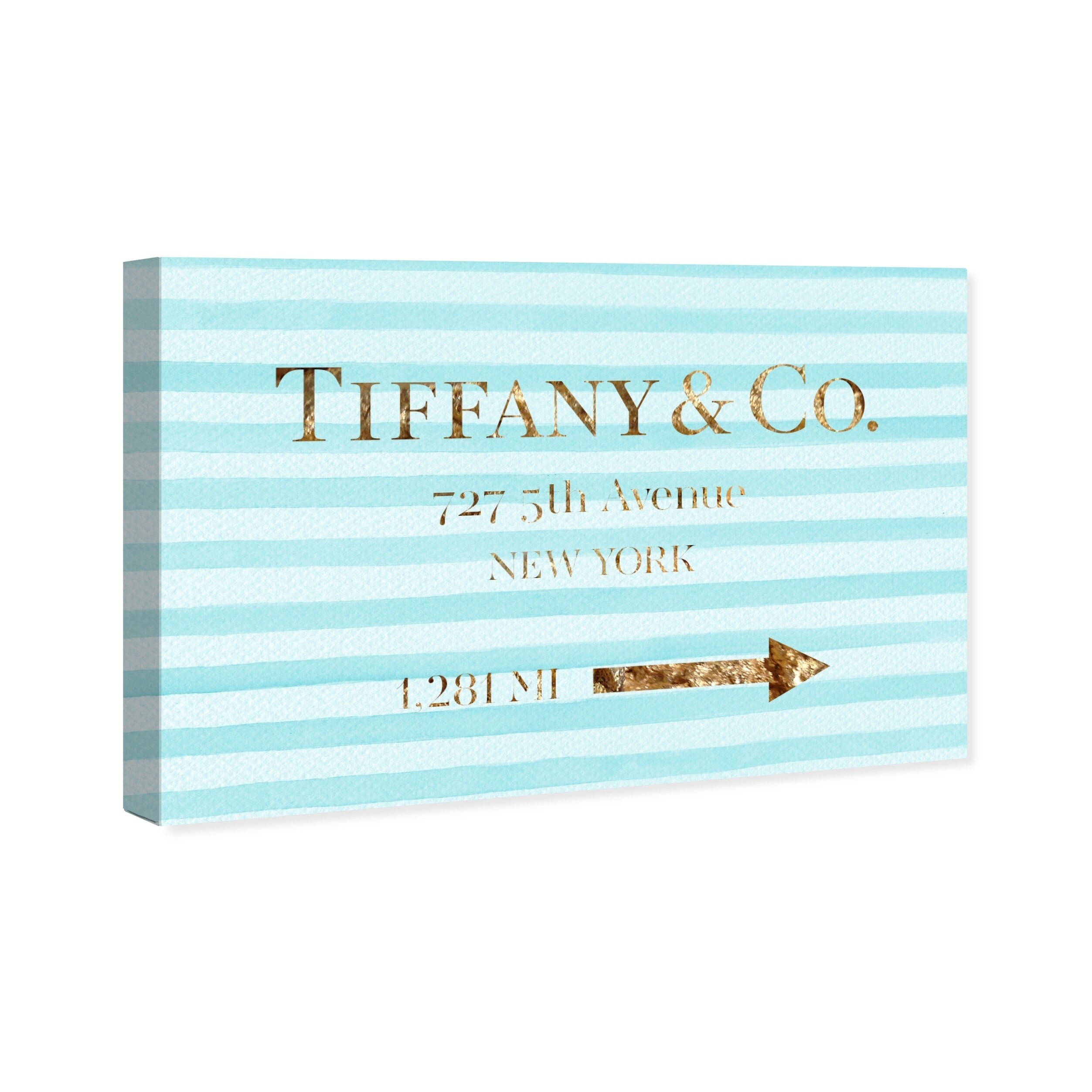 新品 オリバーガル Olivergal Jewelry Road Sign Oliver Gal 'Jewelry Road Sign' Fashion and Glam Wall Art Canvas