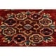 preview thumbnail 6 of 5, Super Kazak Chester Red/Lt. Gold Wool Rug (6'8 x 9'11) - 6 ft. 8 in. x 9 ft. 11 in. - 6 ft. 8 in. x 9 ft. 11 in.
