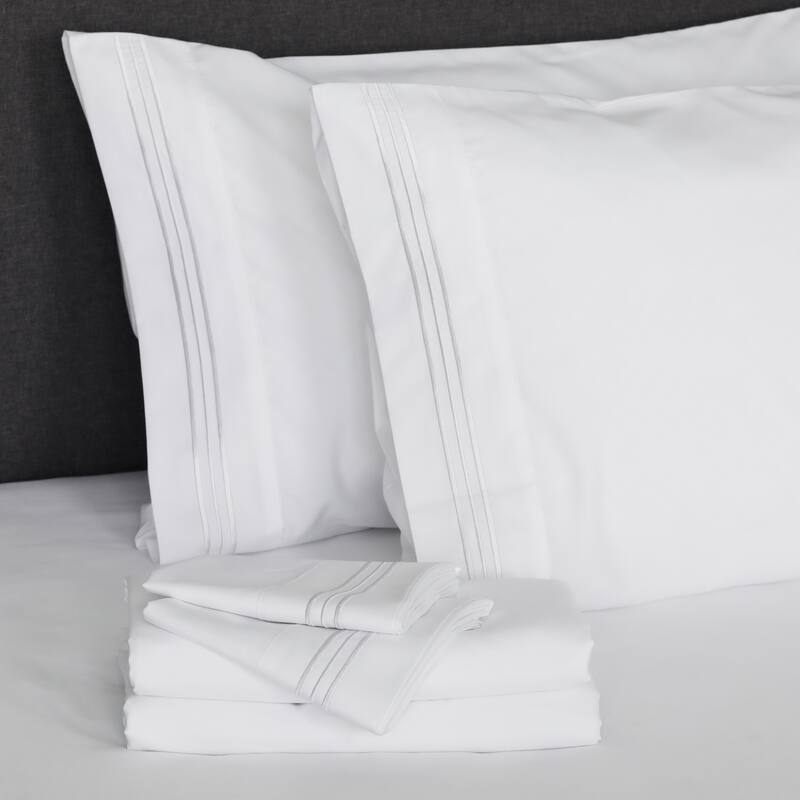 Furinno Angeland Vienne Microfiber Bed Sheets and Pillowcases Set