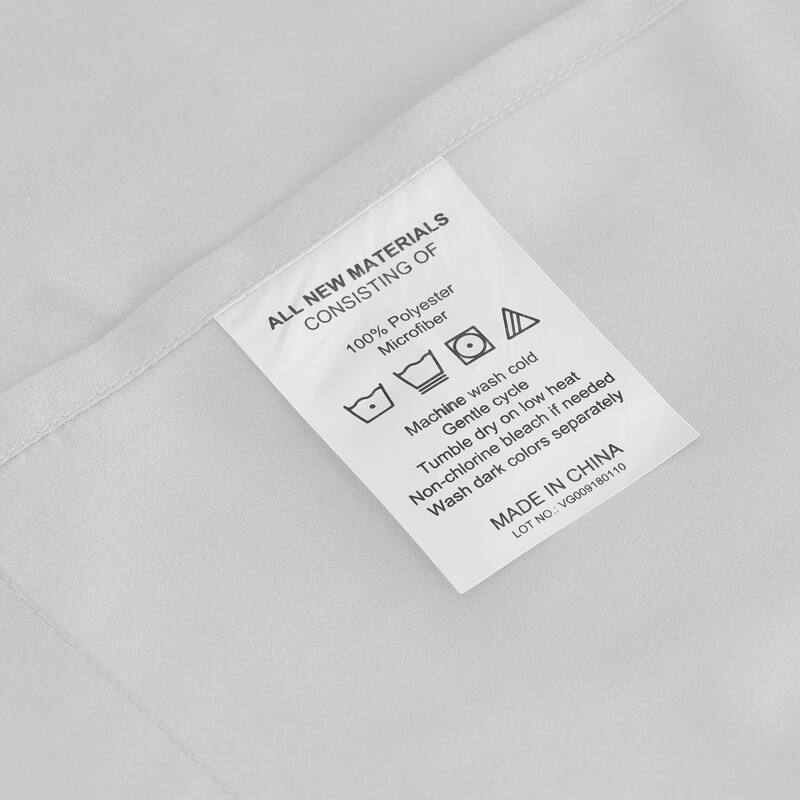 Furinno Angeland Vienne Microfiber Bed Sheets and Pillowcases Set