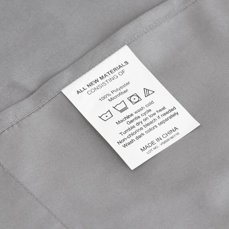 Furinno Angeland Vienne Microfiber Bed Sheets and Pillowcases Set