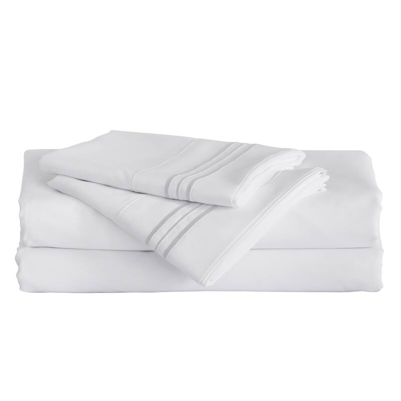 Furinno Angeland Vienne Microfiber Bed Sheets and Pillowcases Set