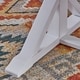 preview thumbnail 7 of 5, Cassia Farmhouse Traditional Table Acacia Wood with Legs by Christopher Knight Home - dark brown + white