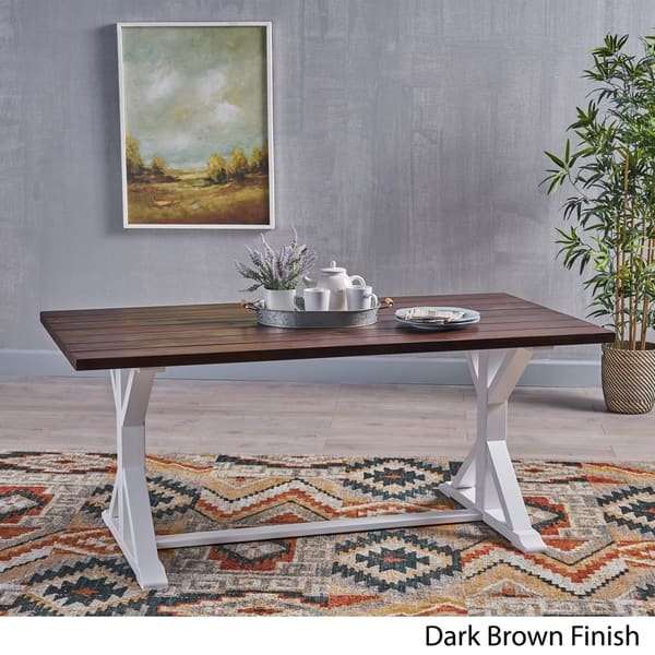 Cia Farmhouse Traditional Table Acacia Wood With Cia Farmhouse Traditional Table Acacia Wood With