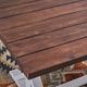 preview thumbnail 5 of 5, Cassia Farmhouse Traditional Table Acacia Wood with Legs by Christopher Knight Home - dark brown + white