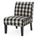 preview thumbnail 3 of 5, Kassi Contemporary Fabric Slipper Accent Chair by Christopher Knight Home