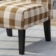 preview thumbnail 6 of 5, Kassi Contemporary Fabric Slipper Accent Chair by Christopher Knight Home