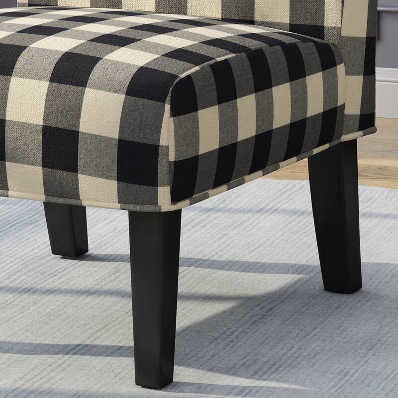 Kassi Contemporary Fabric Slipper Accent Chair by Christopher Knight