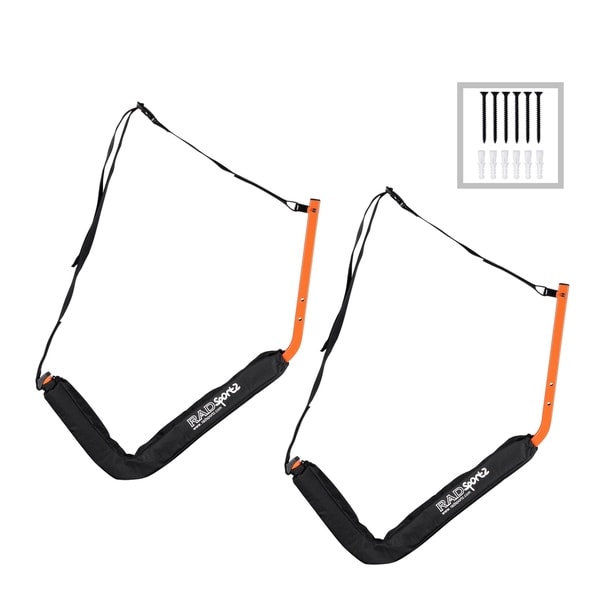 Kayak Rack Storage System- Boat Dock Wall Mounts made by Rad Sportz. Opens flyout.
