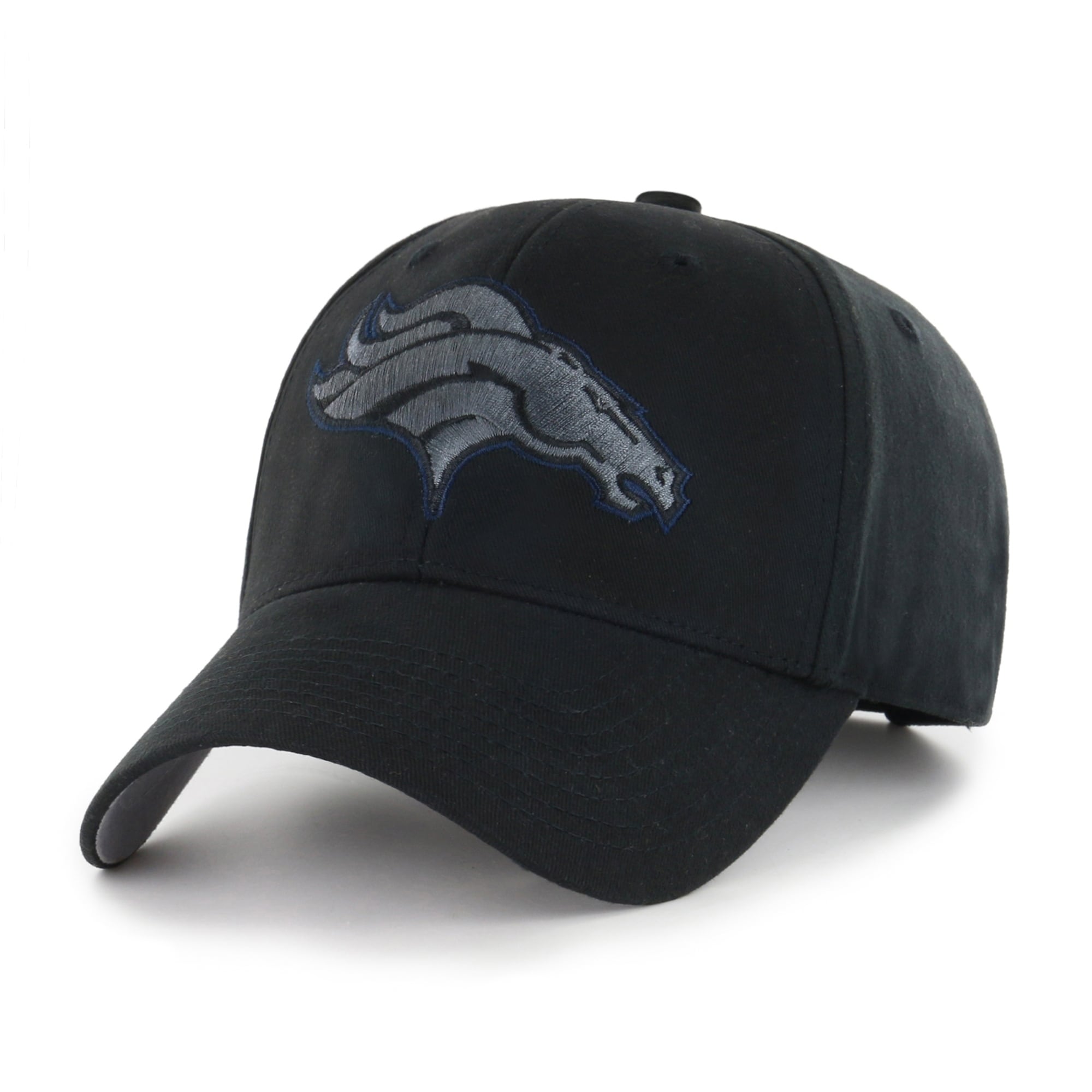 Shop Nfl Denver Broncos Black Classic Adjustable Hat Free