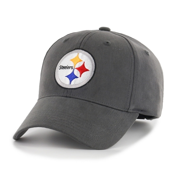 grey steelers hat