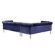 preview thumbnail 21 of 21, Chic Home Julian Velvet Upholstered Left Facing Sectional Sofa