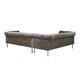 preview thumbnail 12 of 21, Chic Home Julian Velvet Upholstered Left Facing Sectional Sofa