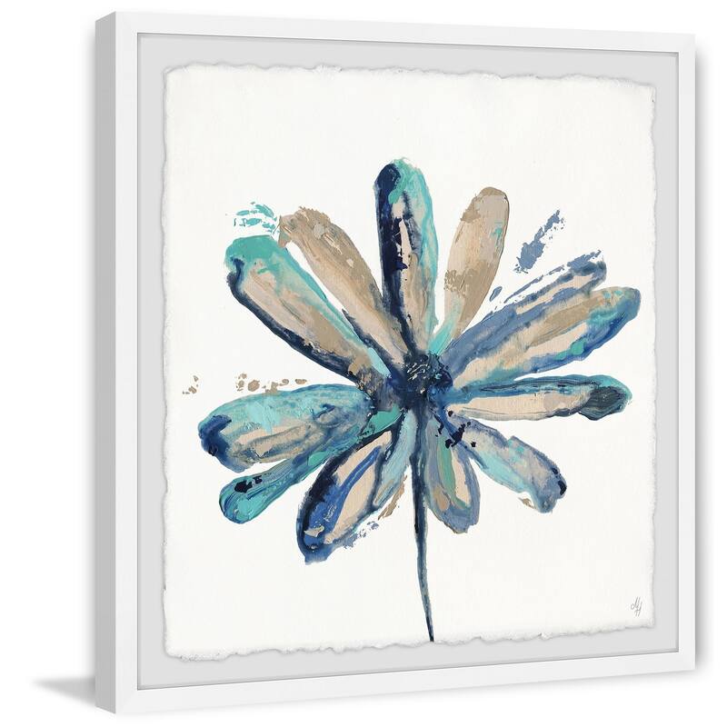 'Wild Daisy' Framed Painting Print - Multi-Color