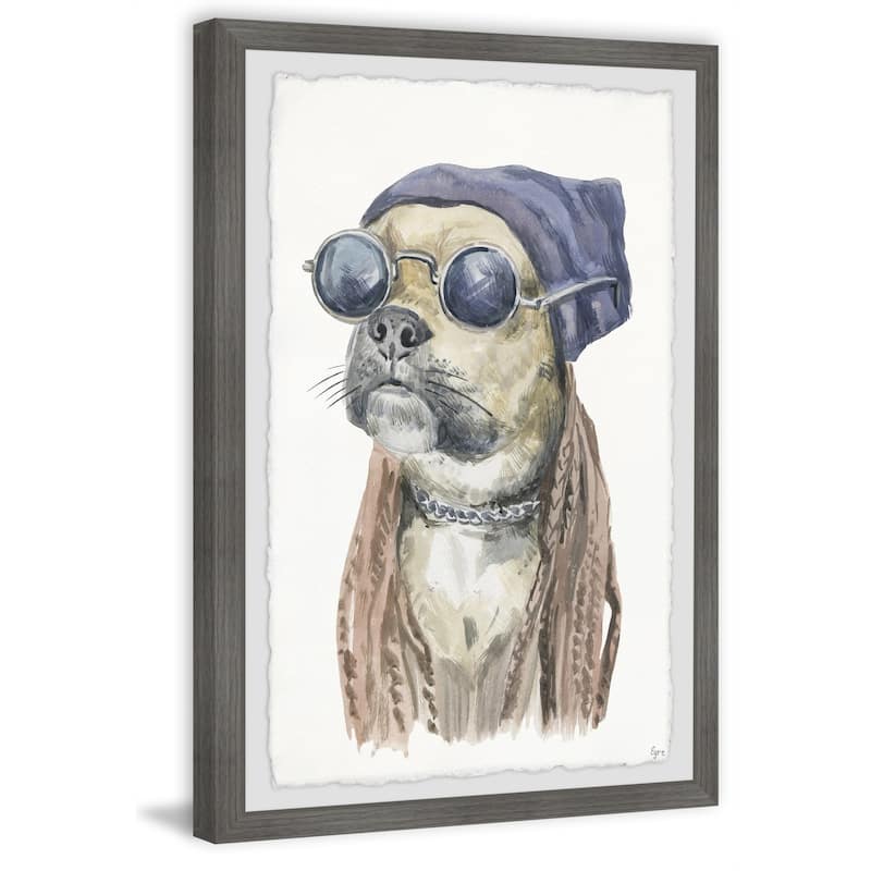 Rockstar' Framed Painting Print - Multi-Color
