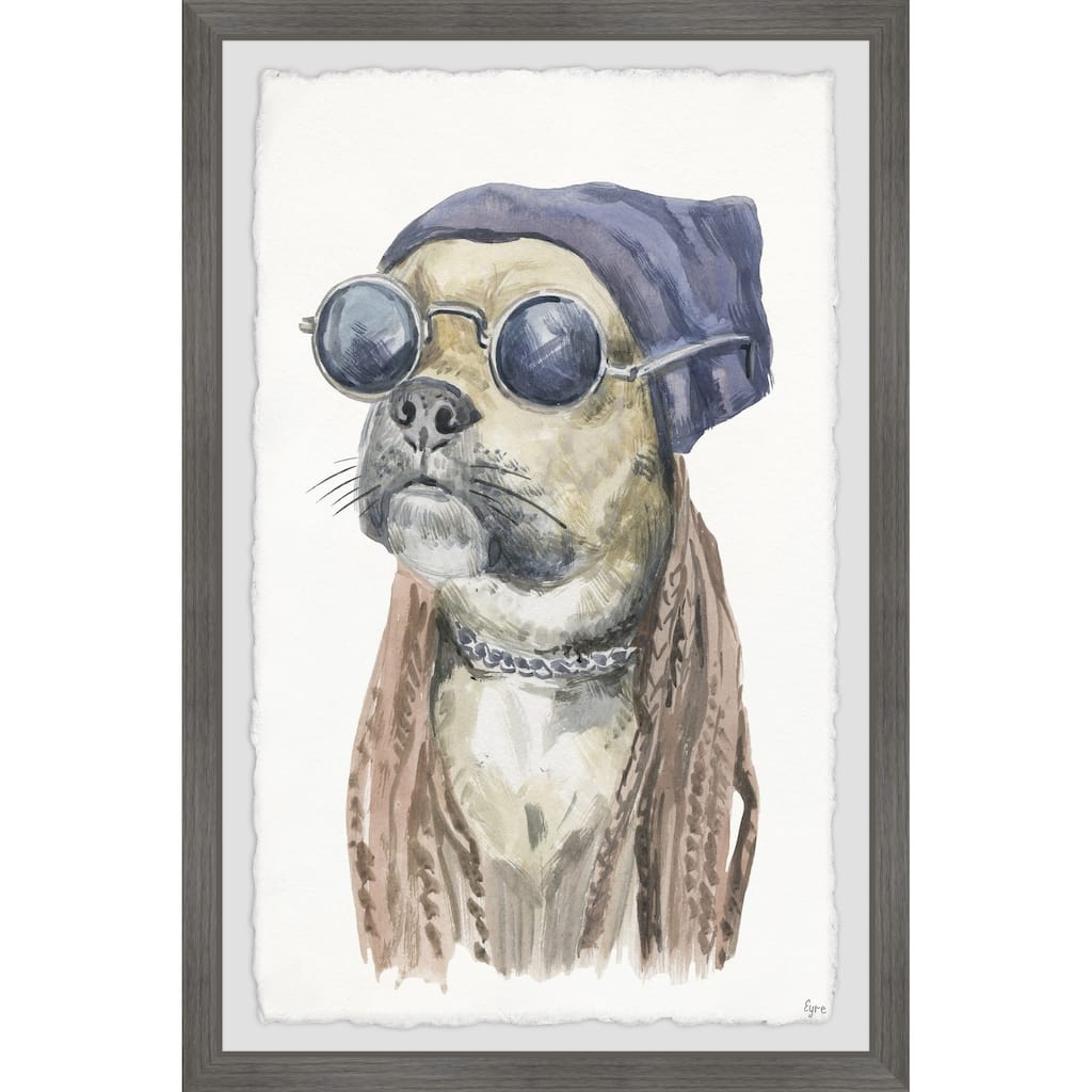 Rockstar' Framed Painting Print - Multi-Color