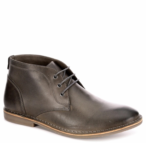 grey leather chukka boots