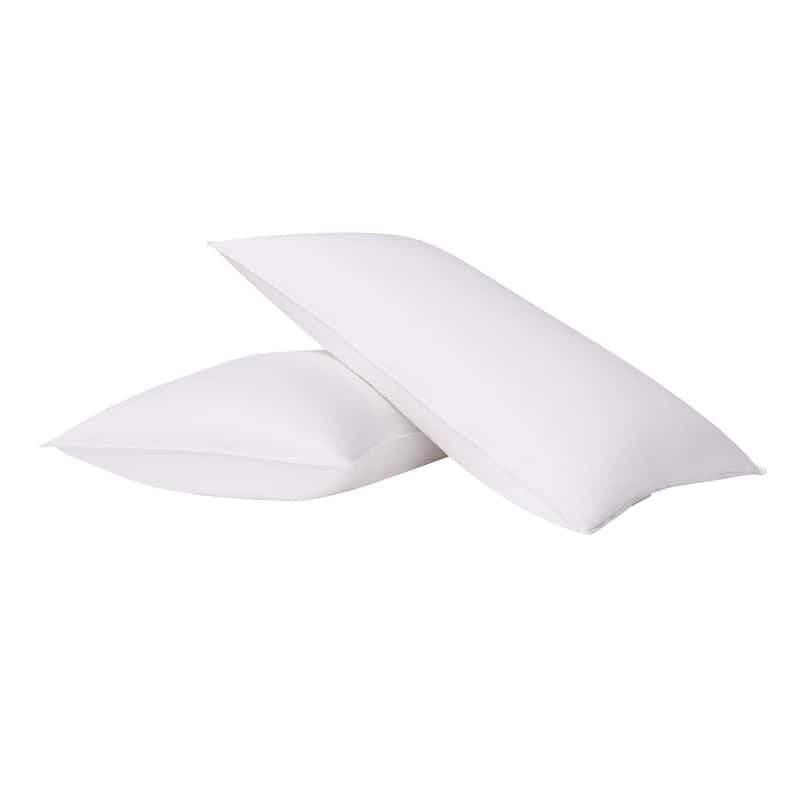 Charisma Luxe Down Filled Compartment 2-Pack Pillow - White - Firm - Standard