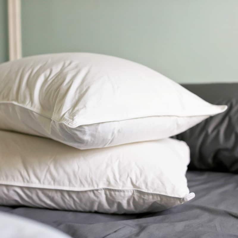 Charisma Luxe Down Filled Compartment 2-Pack Pillow - White