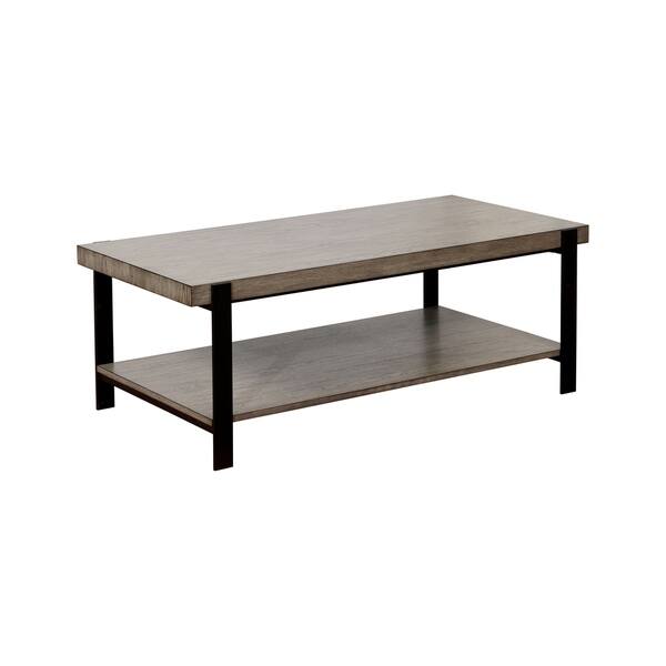 Carbon Loft Shelton Contemporary Grey Wash Coffee Table On Sale Overstock 23136339