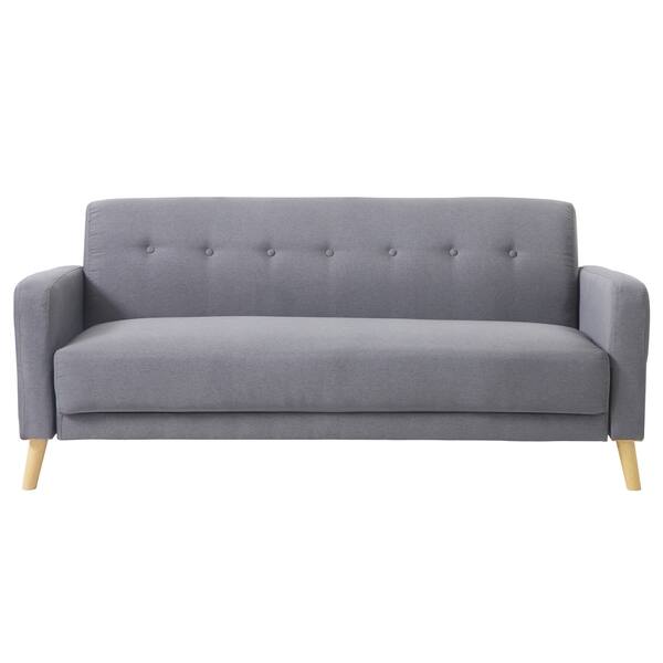 Shop Mid Century Modern Upholstered Tufted Back Single Cushion